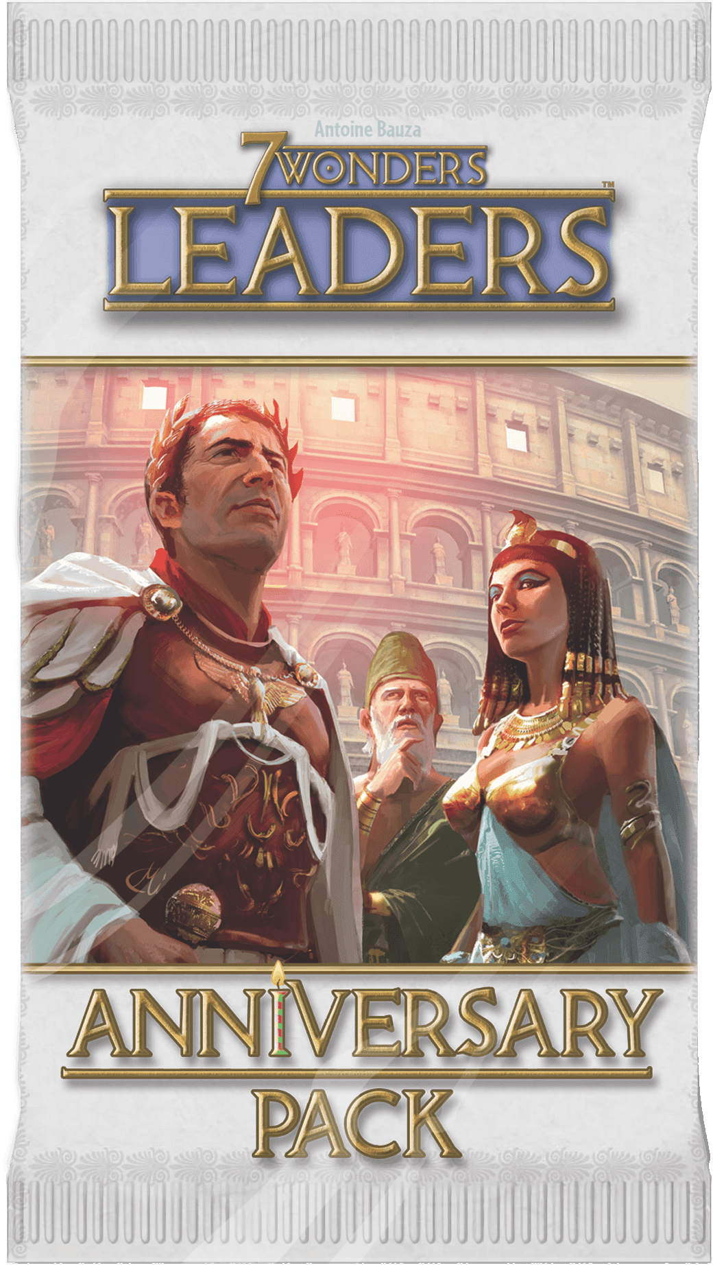 Portada juego de mesa 7 Wonders Pack Aniversario : Leaders