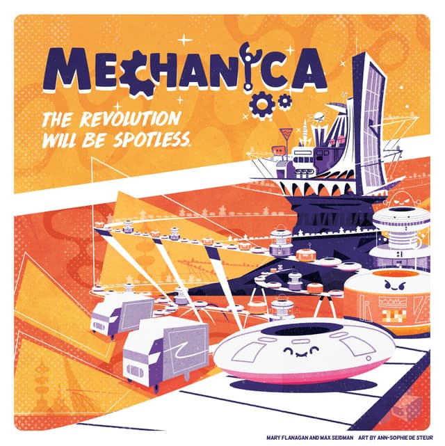 Portada juego de mesa Mechanica