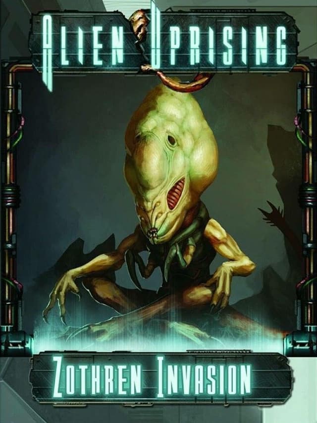 Portada juego de mesa Alien Uprising: Zothren Invasion