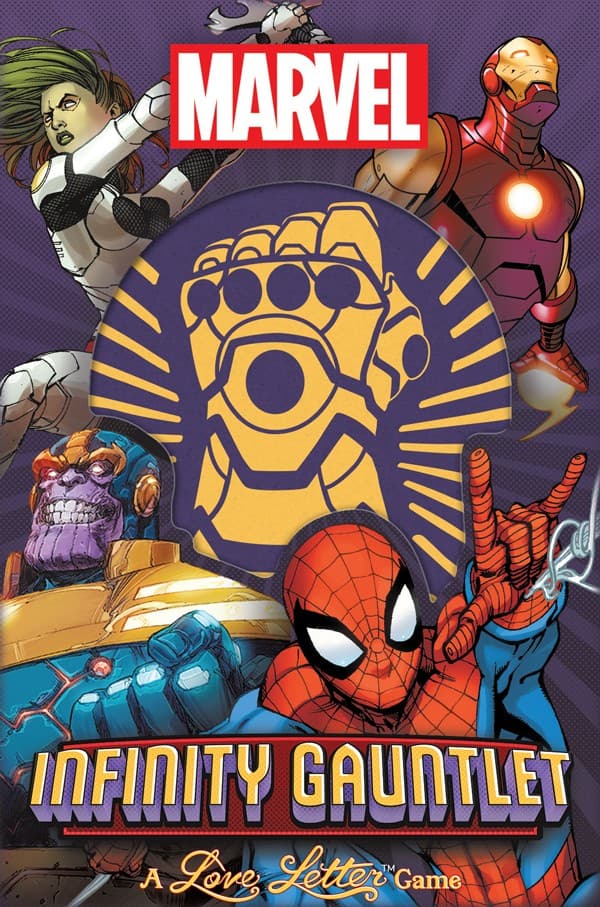 Portada juego de mesa El Guantelete del Infinito