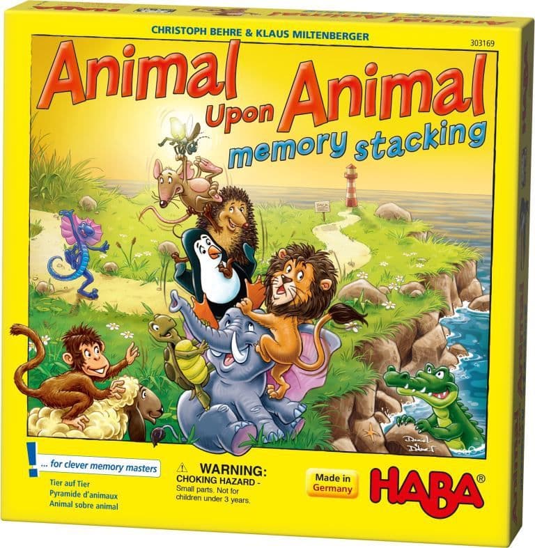 Portada juego de mesa Animal Sobre Animal: Memotorre