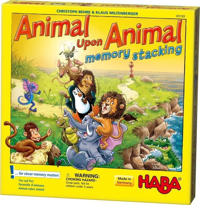 Portada juego de mesa Animal Sobre Animal: Memotorre