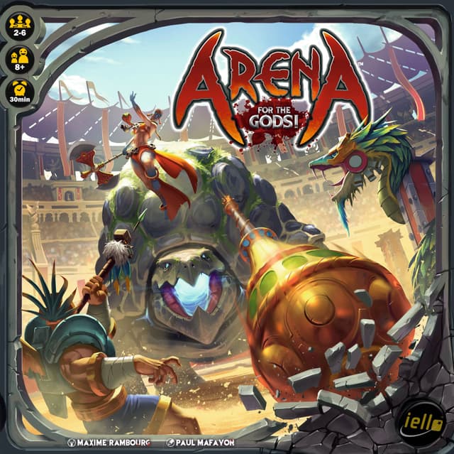 Portada juego de mesa Arena: For the Gods!