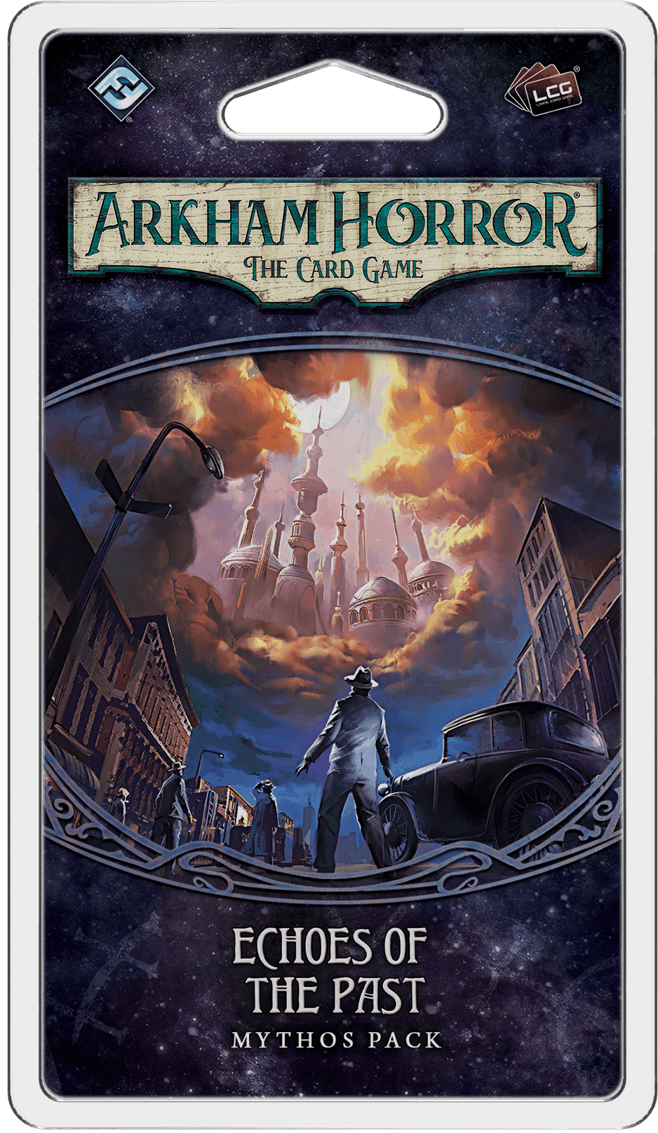 Portada juego de mesa Arkham Horror: El Juego de Cartas – Ecos del Pasado: Pack de Mitos