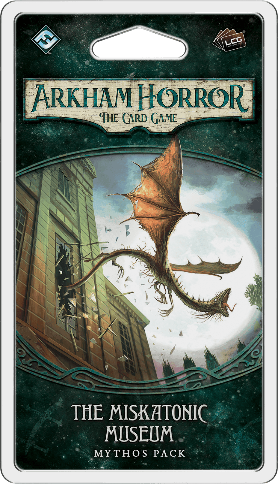 Portada juego de mesa Arkham Horror: El Juego de Cartas – El Museo Miskatonic: Paquete de Mitos
