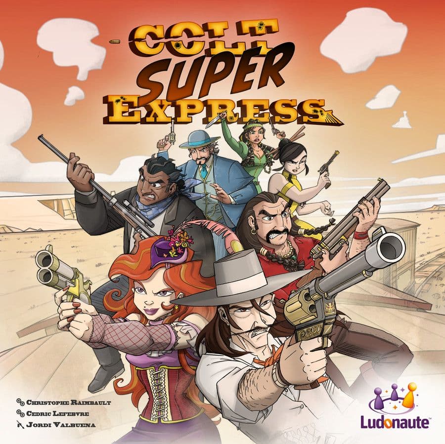 Portada juego de mesa Colt Super Express