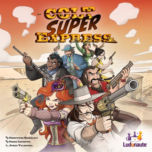 Portada juego de mesa Colt Super Express