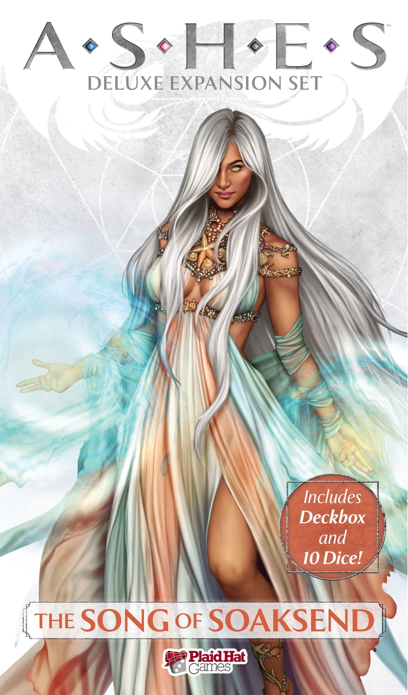 Portada juego de mesa Ashes: La Canción de Soaksend