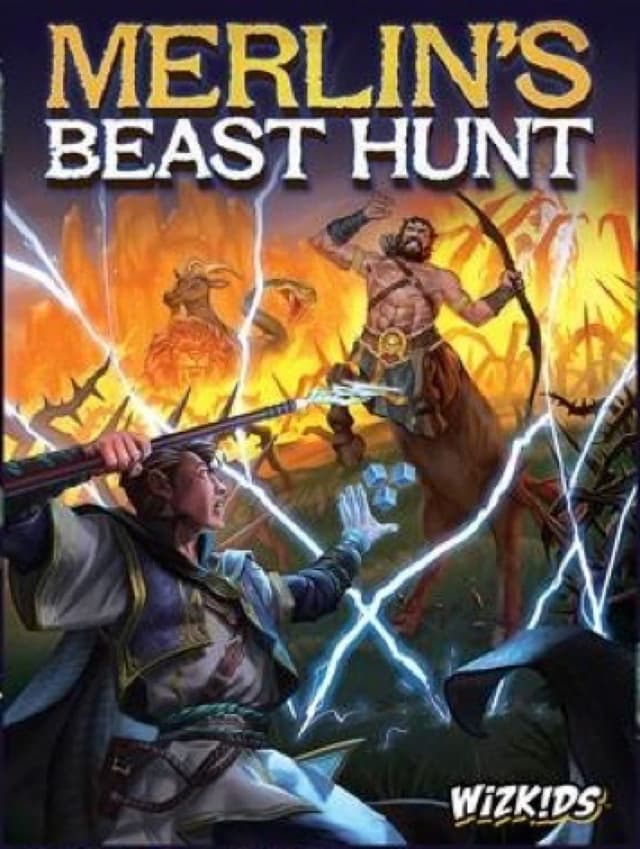 Portada juego de mesa Merlin's Beast Hunt