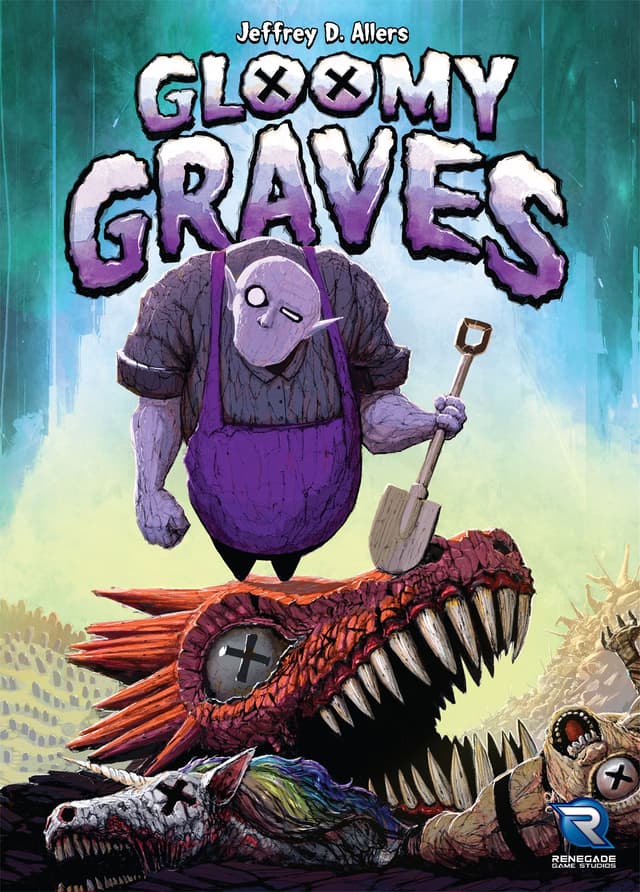 Portada juego de mesa Gloomy Graves