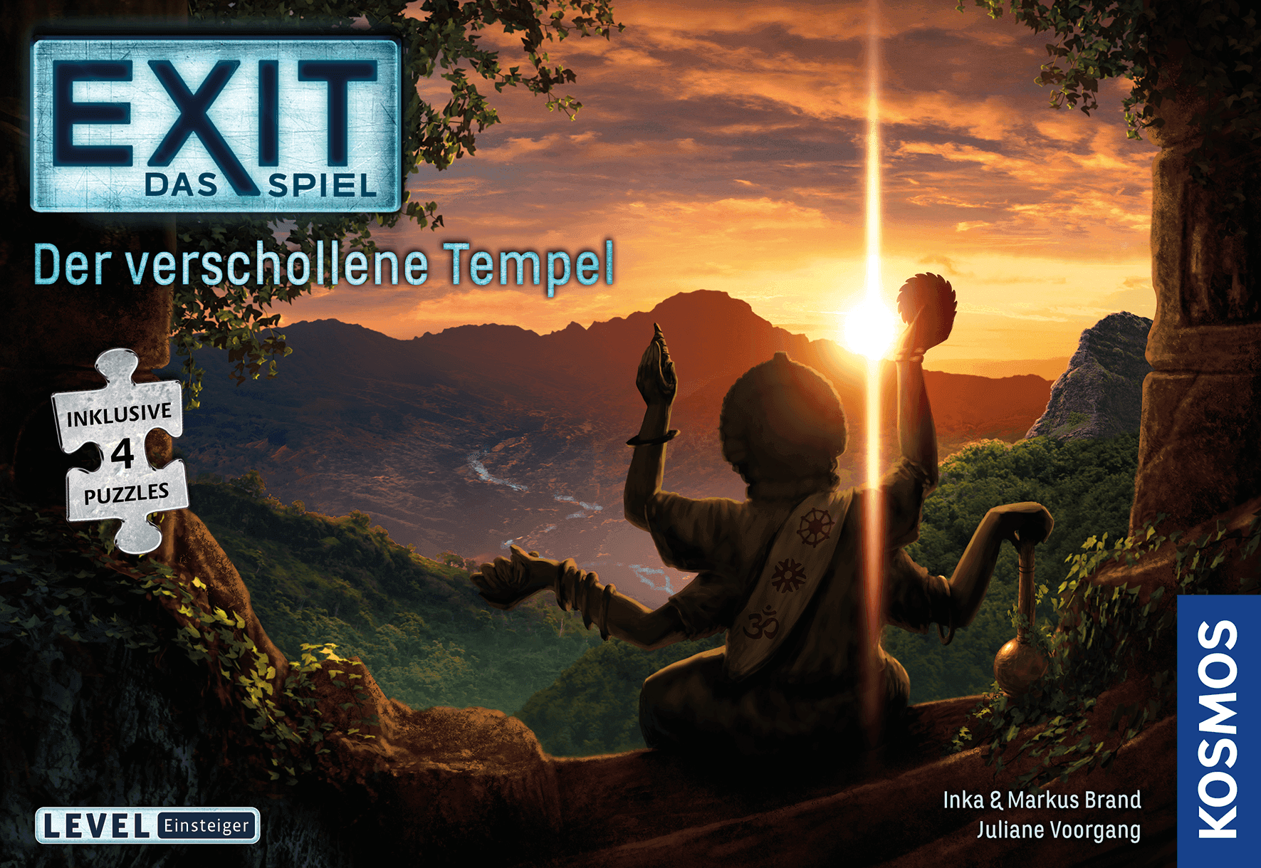 Portada juego de mesa Exit: Puzzle - El templo perdido