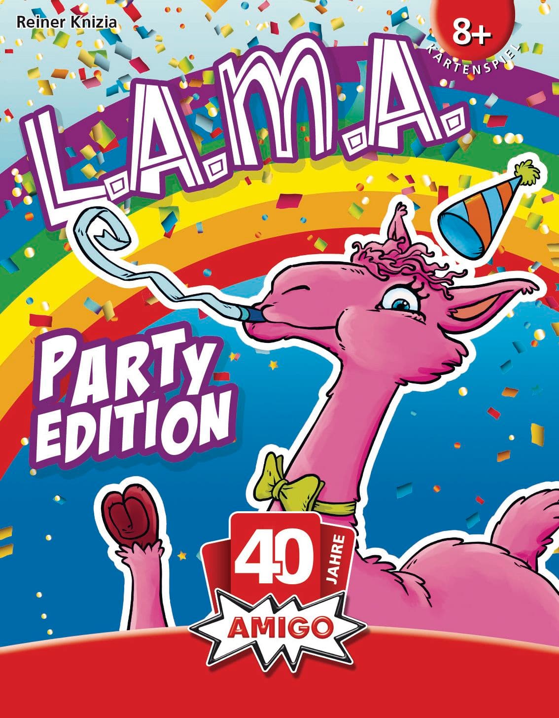 Portada juego de mesa L.A.M.A. Party Edition