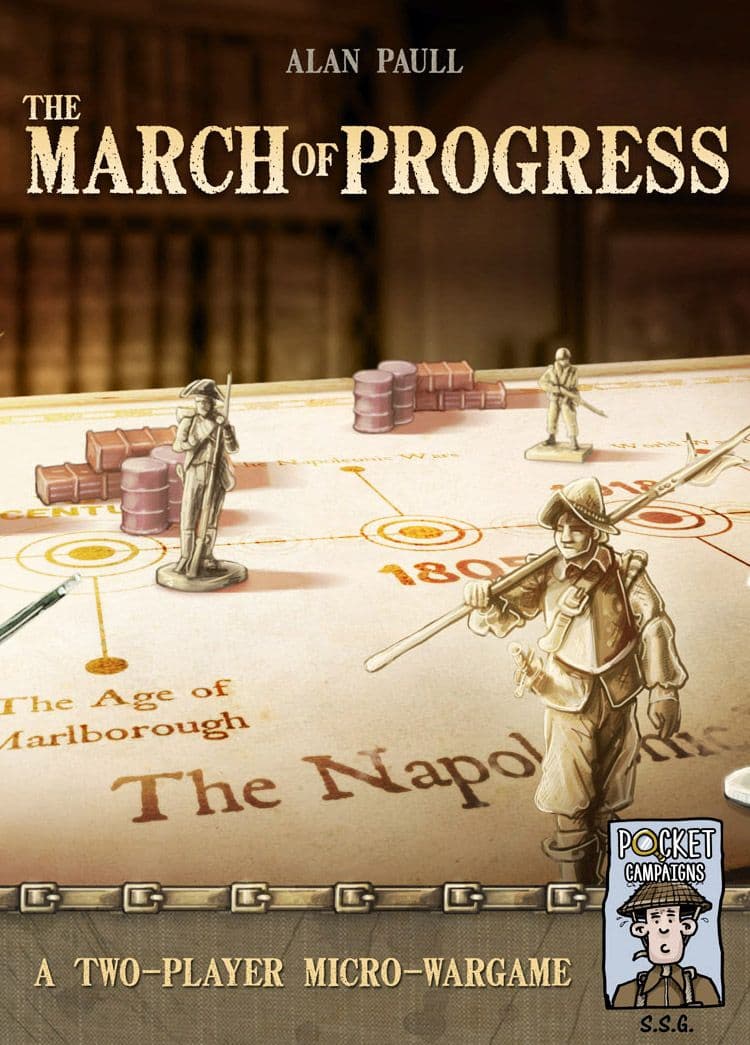 Portada juego de mesa La Marcha del Progreso
