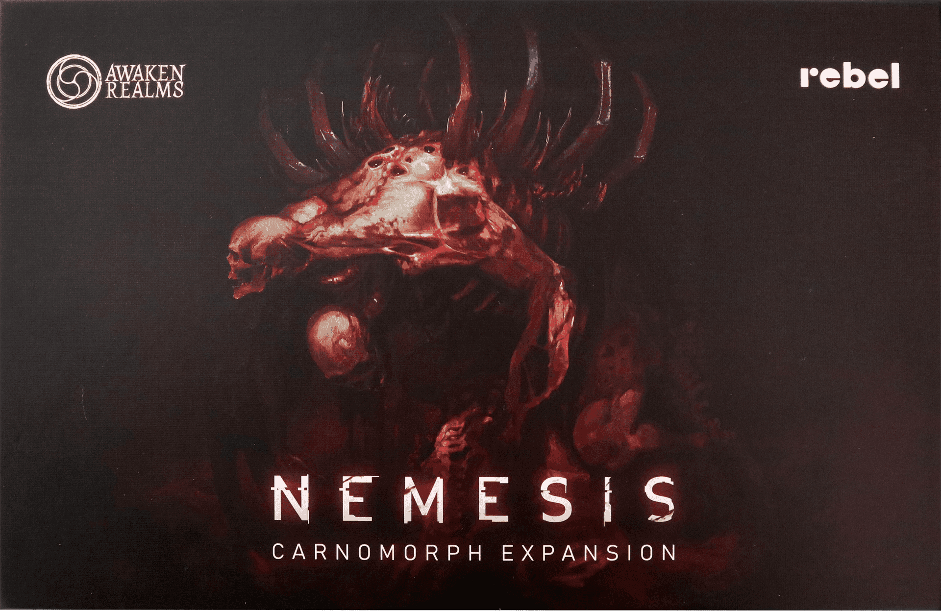 Portada juego de mesa Nemesis: Carnomorfos