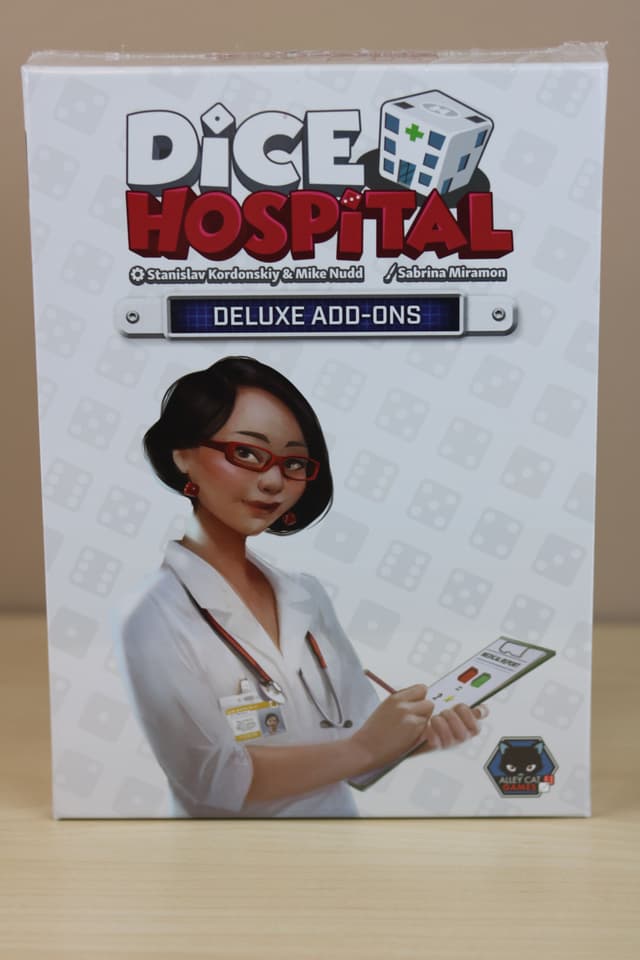 Portada juego de mesa Dice Hospital: Expansión deluxe