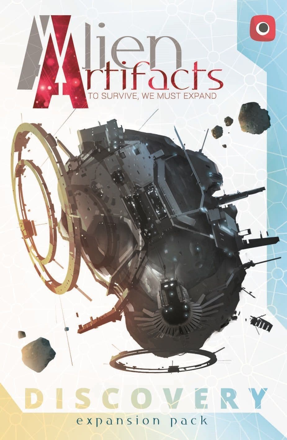 Portada juego de mesa Alien Artifacts: Discovery