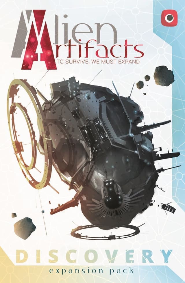 Portada juego de mesa Alien Artifacts: Discovery