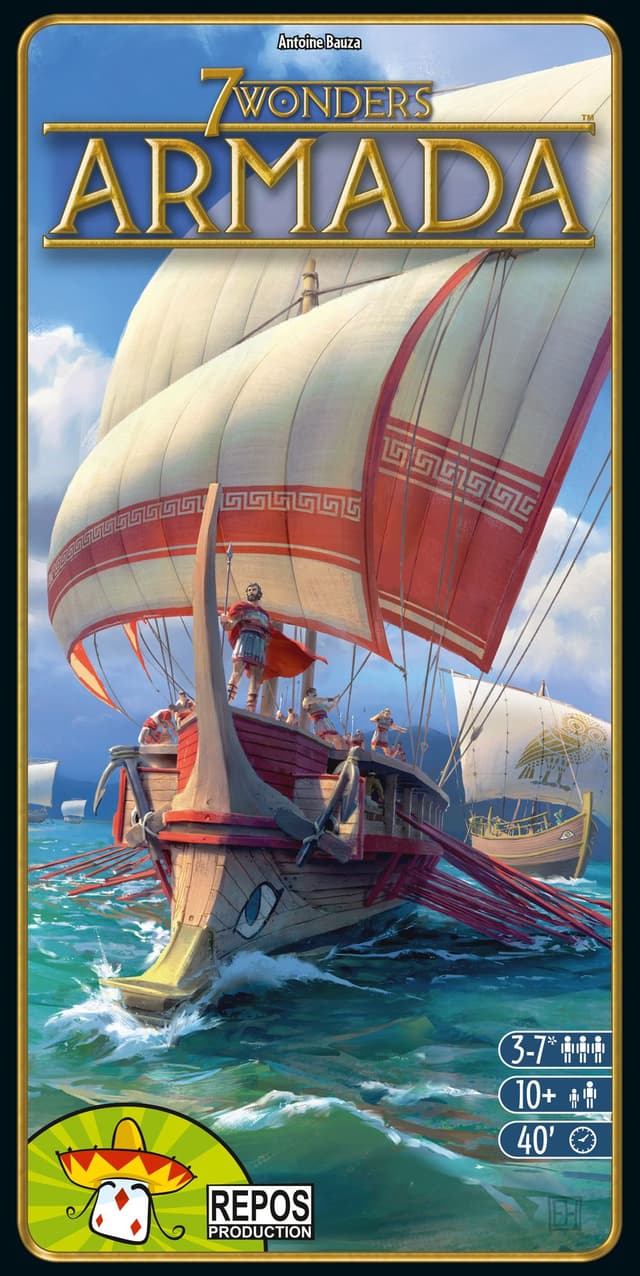 Portada juego de mesa 7 Wonders: Armada