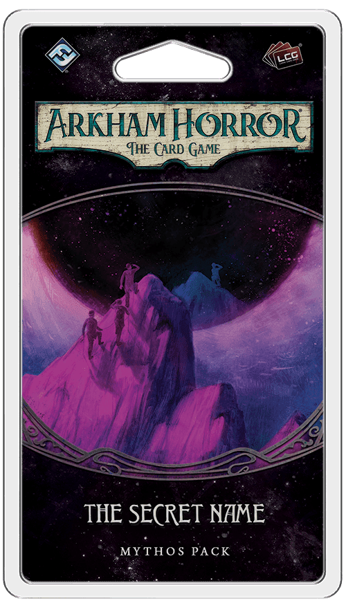 Portada juego de mesa Arkham Horror: El Juego de Cartas – El Nombre Secreto: Pack de Mitos