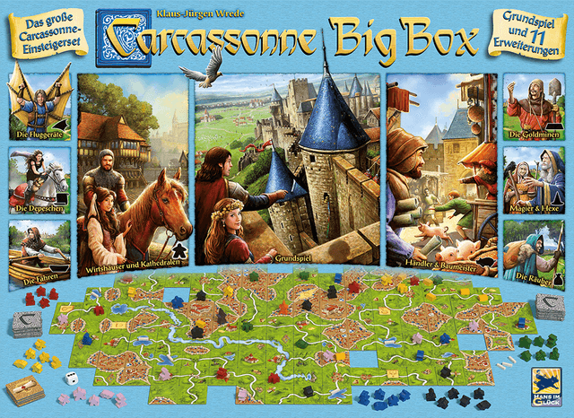 Portada juego de mesa Carcassonne Plus 2017