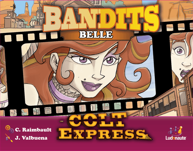 Portada juego de mesa Colt Express: Bandits – Belle