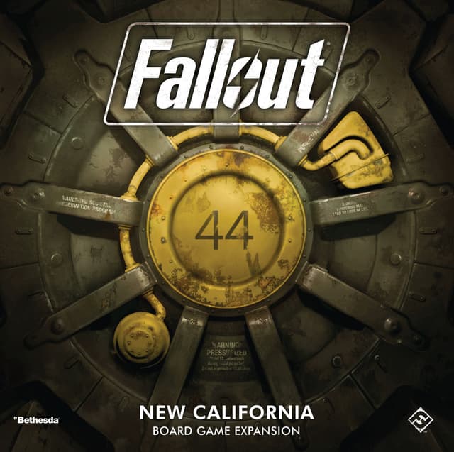 Portada juego de mesa Fallout: Nueva California