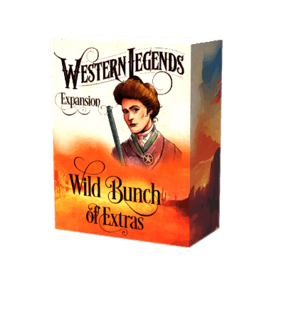 Portada juego de mesa Western Legends: Un salvaje montón de extras
