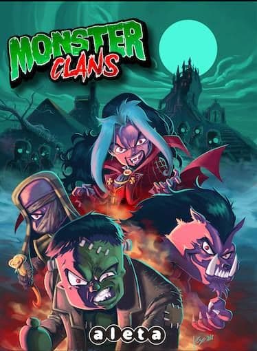 Portada juego de mesa Monster Clans