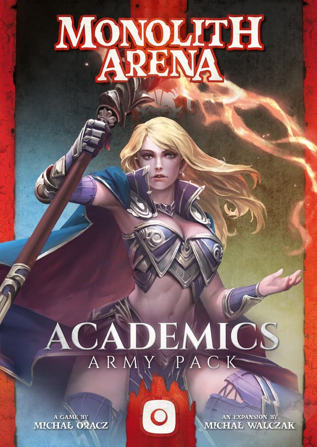 Portada juego de mesa Monolith Arena: Academics
