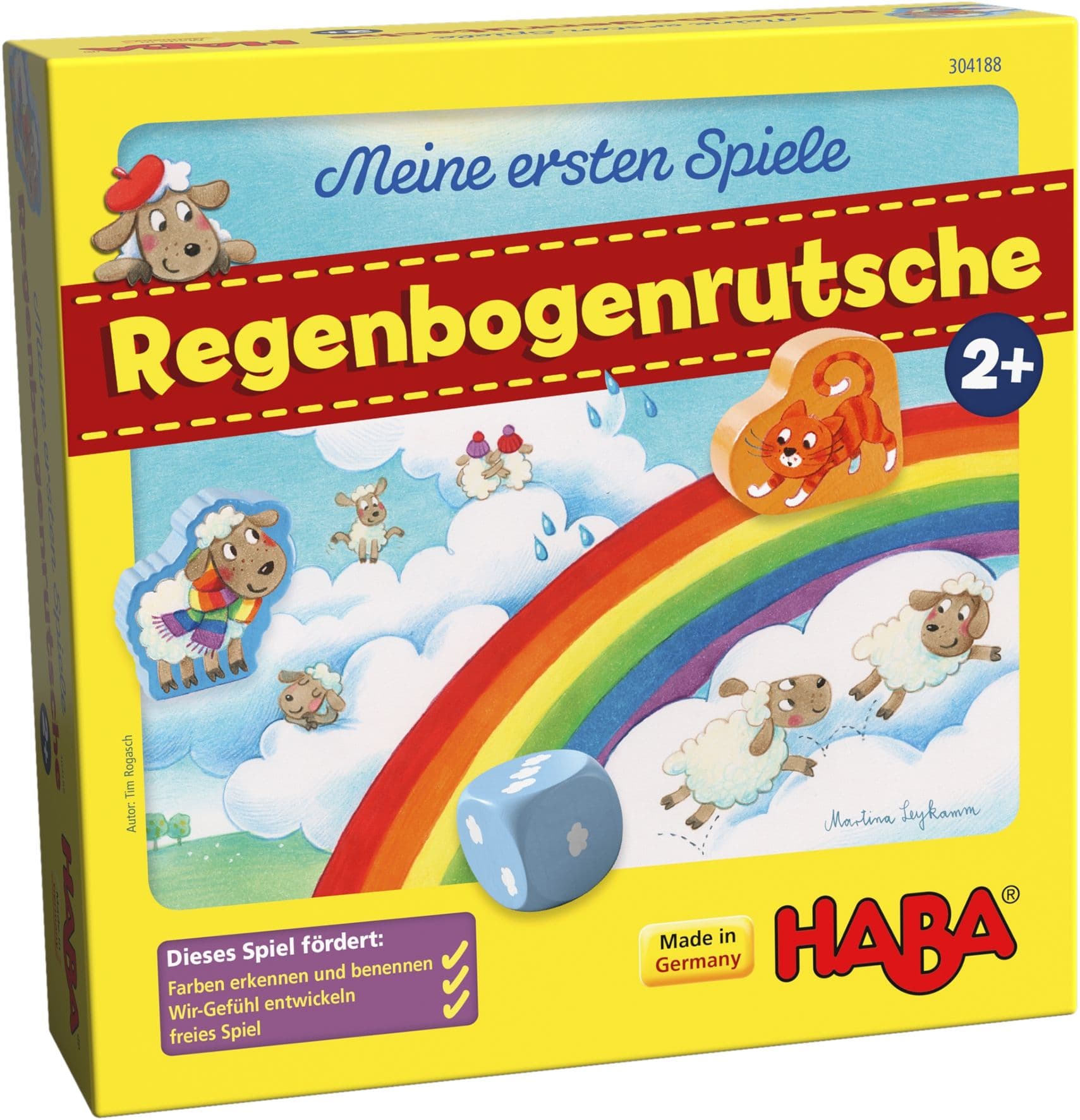 Portada juego de mesa Mis primeros Juegos: El tobogan Arco Iris