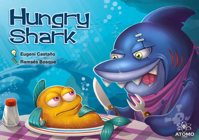 Portada juego de mesa Hungry Shark