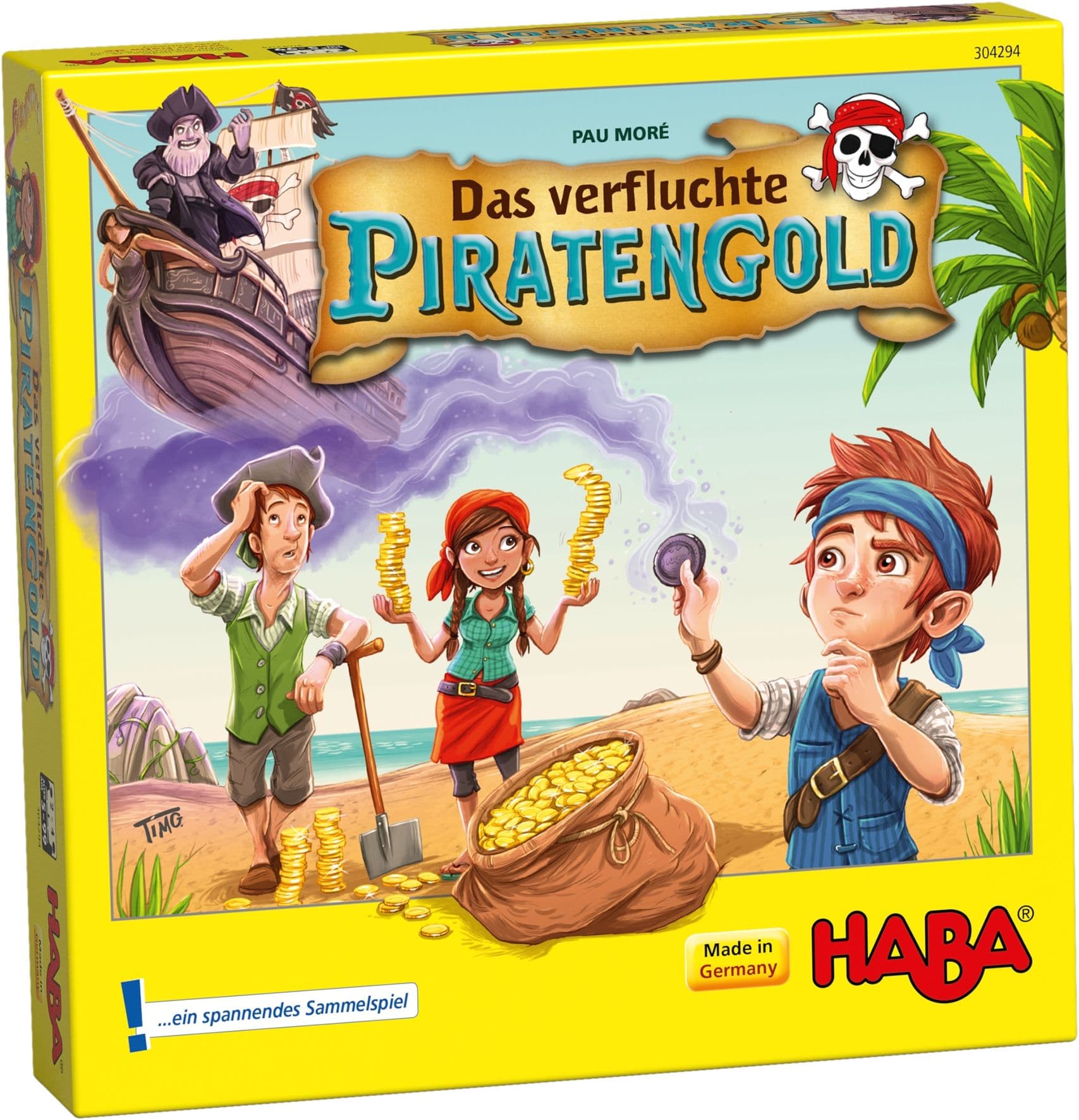 Portada juego de mesa El oro maldito