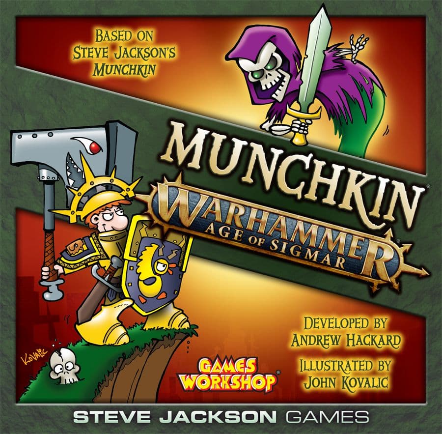 Portada juego de mesa Munchkin Warhammer: Age of Sigmar