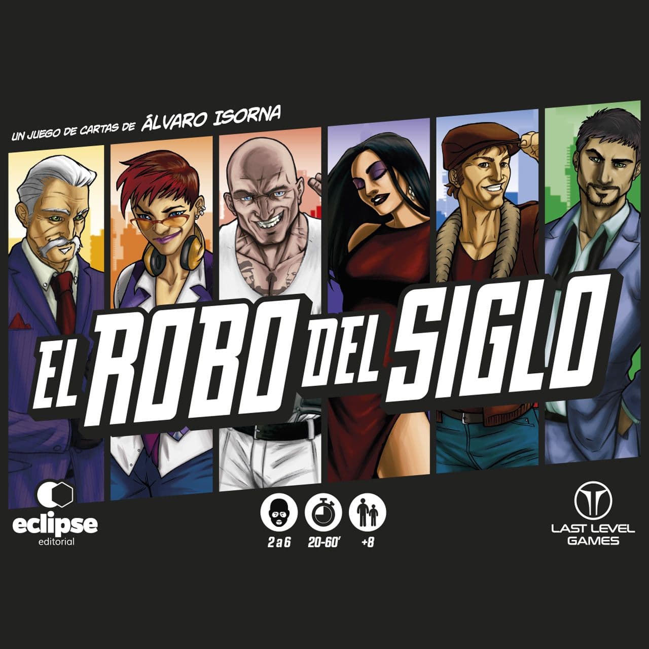 Portada juego de mesa El Robo Del Siglo