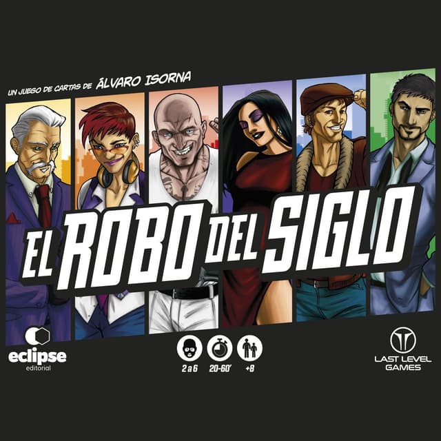 Portada juego de mesa El Robo Del Siglo