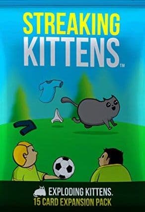 Portada juego de mesa Exploding Kittens: Streaking Kittens