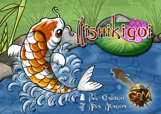 Portada juego de mesa Nishikigoi