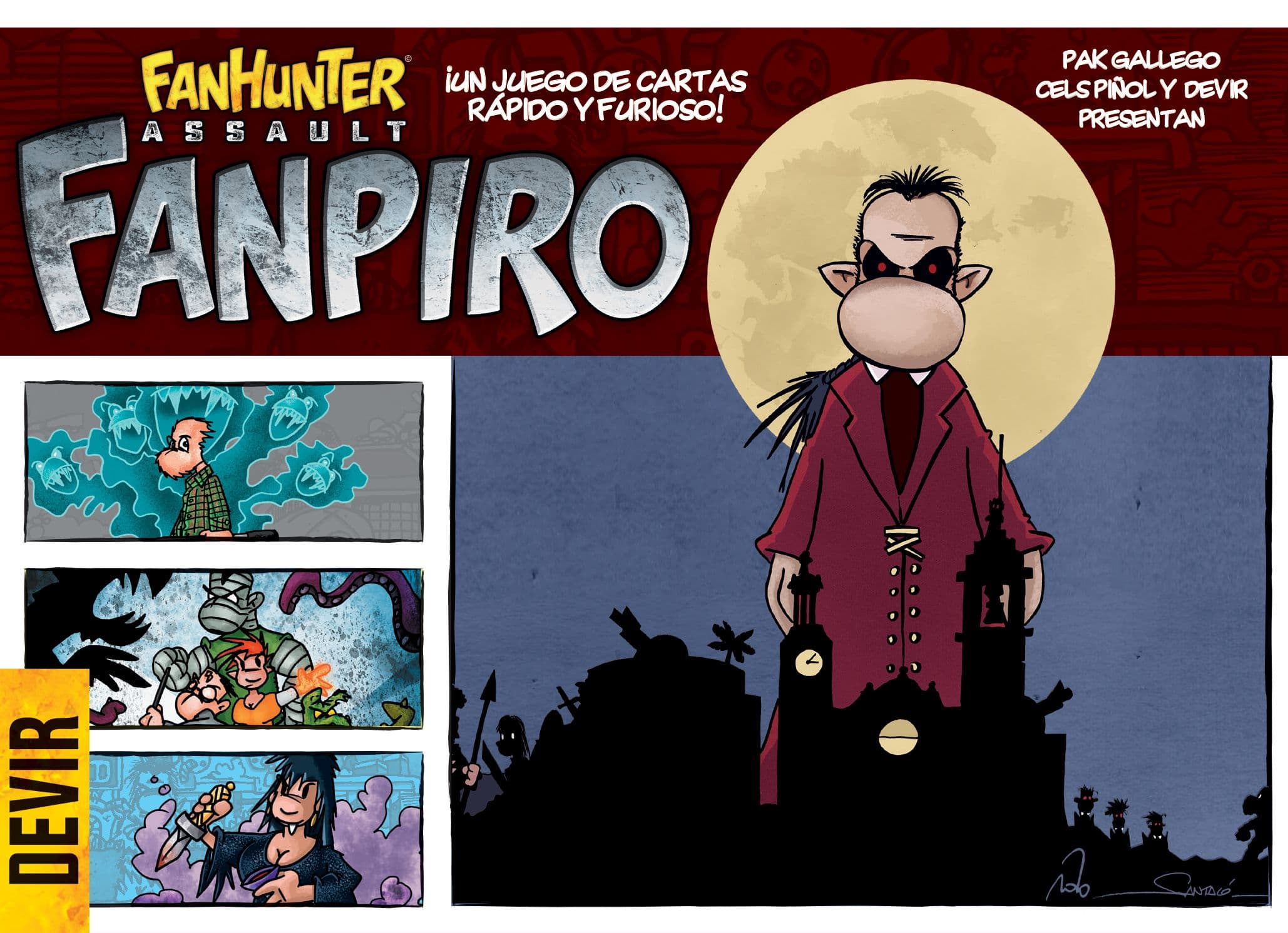 Portada juego de mesa Fanhunter Assault: Fanpiro