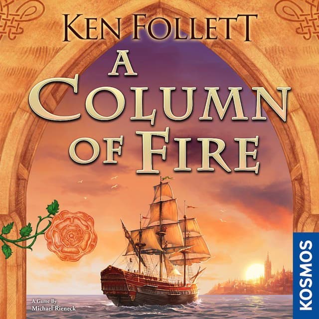 Portada juego de mesa Una Columna de Fuego