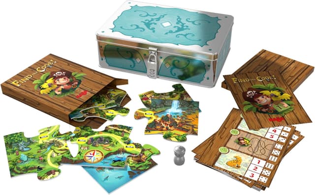 Portada juego de mesa Find the code! Isla Pirata