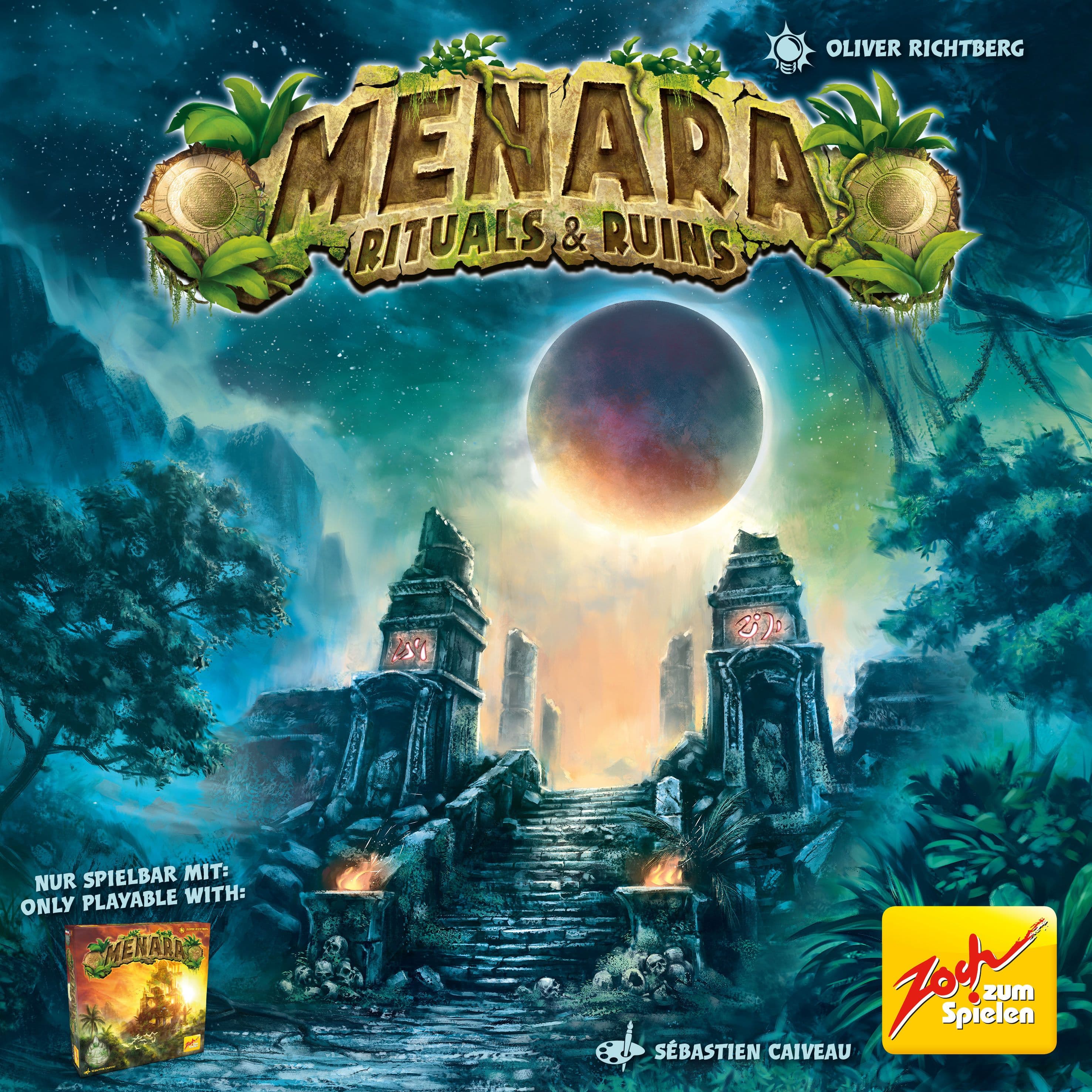 Portada juego de mesa Menara: Rituals & Ruins