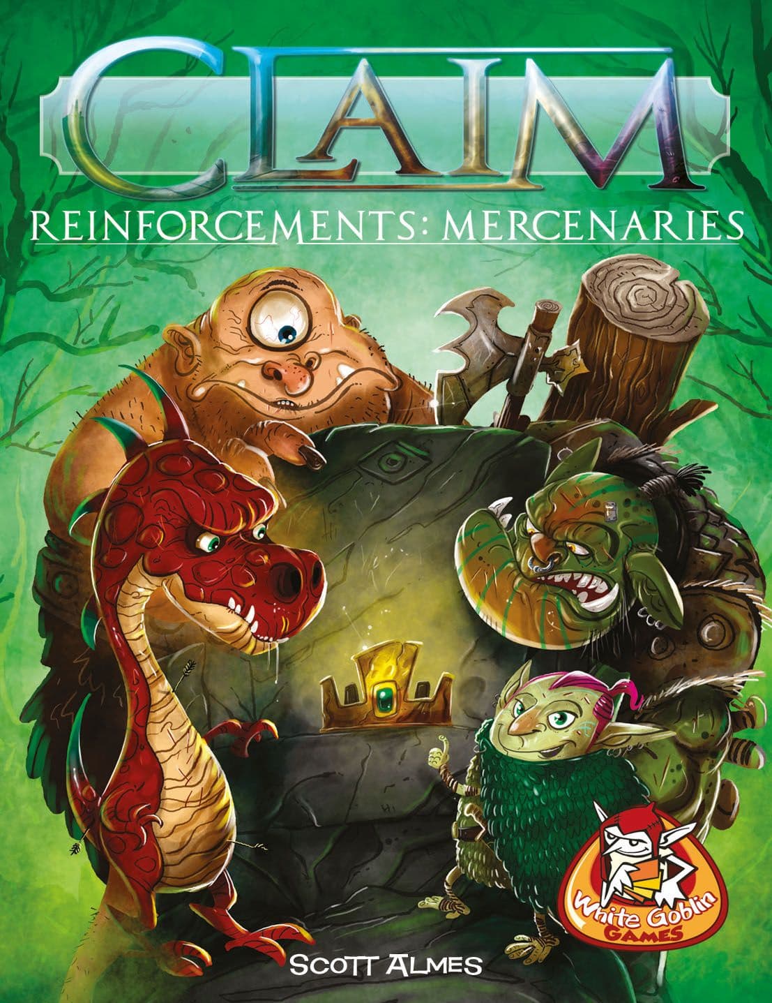 Portada juego de mesa Claim Refuerzos: Mercenarios