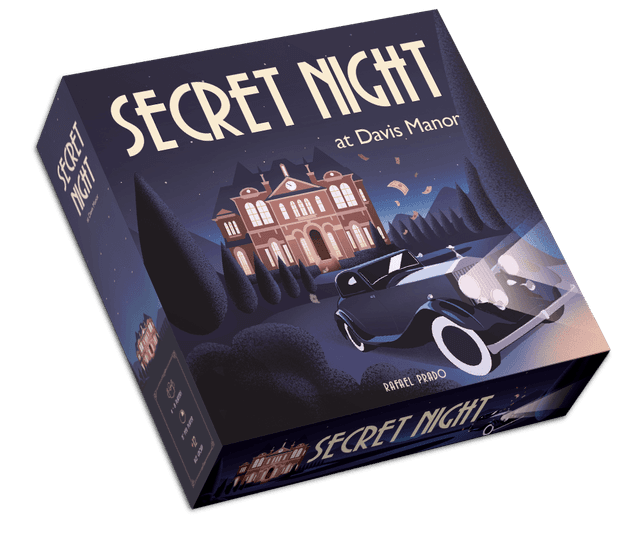 Portada juego de mesa One Night at Davis Manor