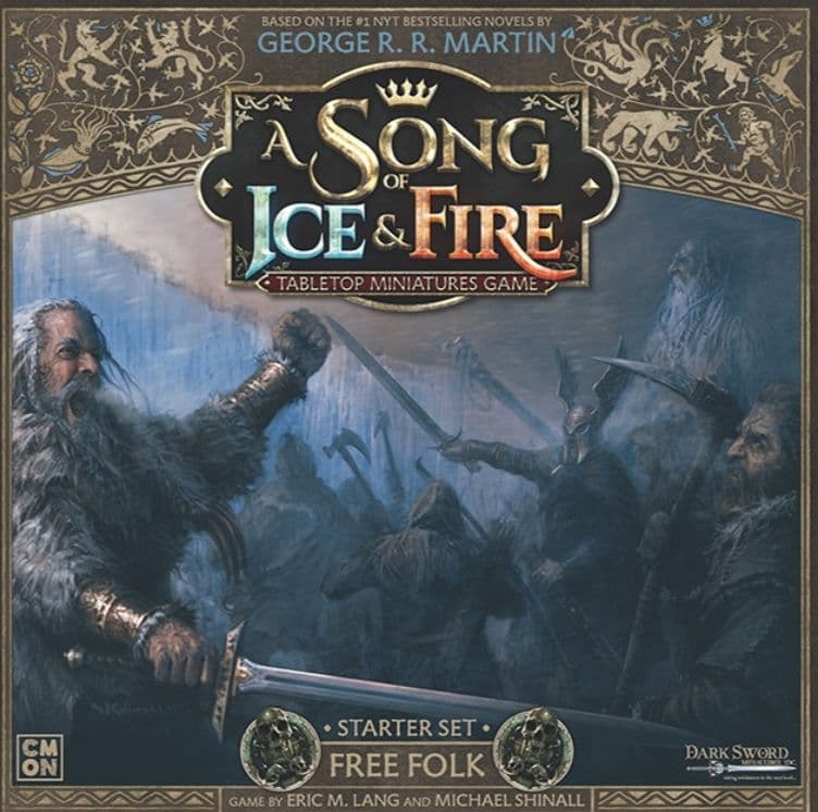 Portada juego de mesa Canción de hielo y fuego el juego de miniaturas: Pueblo Libre