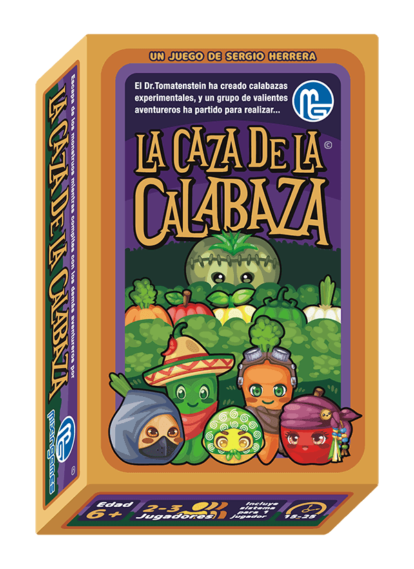 Portada juego de mesa La Caza de la Calabaza