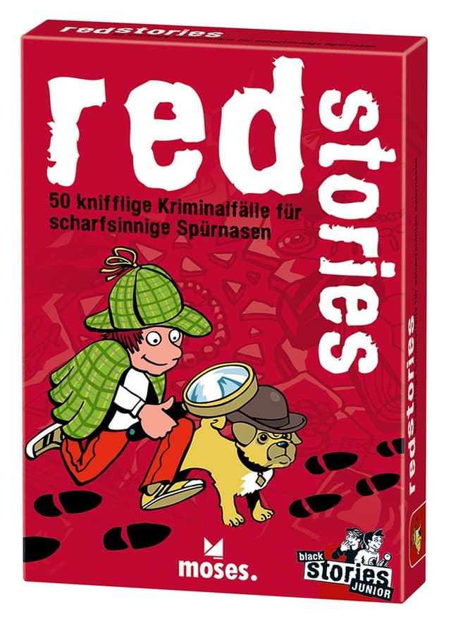 Portada juego de mesa Black Stories Junior: Red Stories