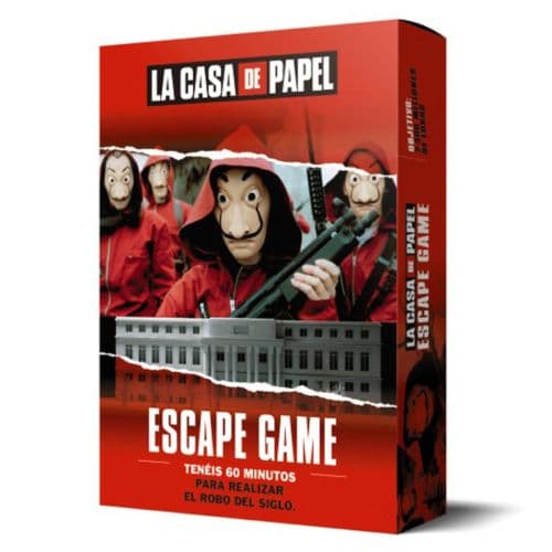 Portada juego de mesa La Casa de Papel Escape Game