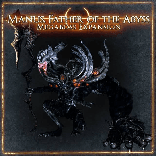 Portada juego de mesa Dark Souls: The Board Game – Manus, Father of the Abyss Boss Expansion