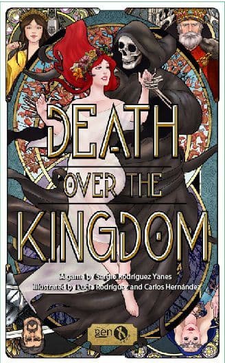 Portada juego de mesa Death Over The Kingdom