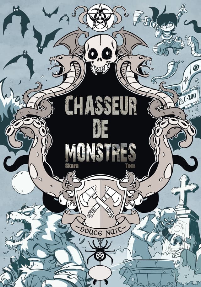 Portada juego de mesa Cazadores de Monstruos